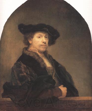REMBRANDT Harmenszoon van Rijn Self-Portrait at the age of 34 (mk33) Germany oil painting art